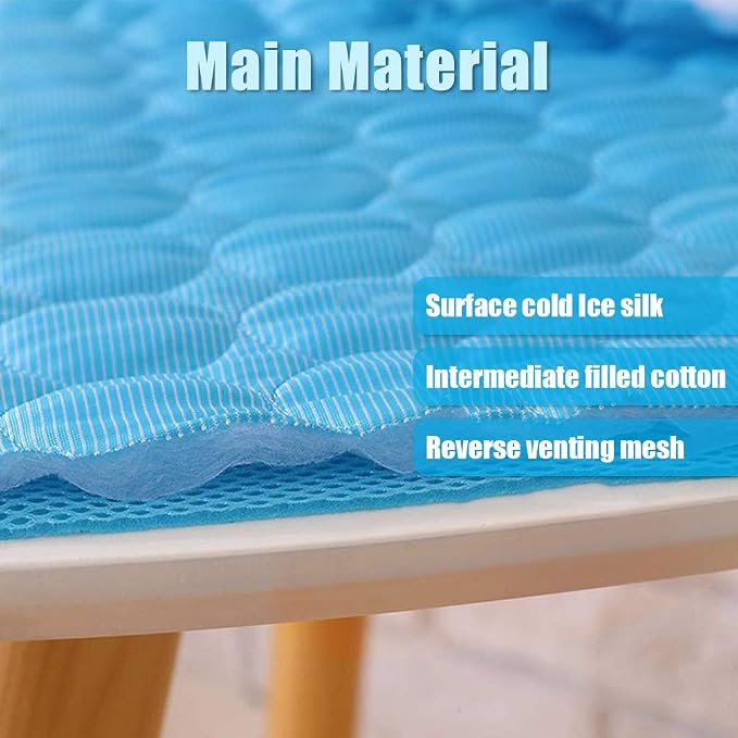 Washable Dog Cooling Mat Ice Silk Cooling Mat - Image 2