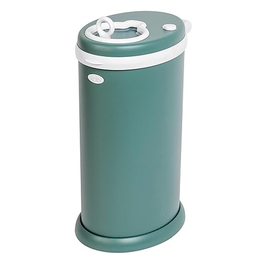 Ubbi Stainless Steel Diaper Pail, Odor Locking, No Special Bag Required by Ubbi