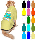 Custom Dog Hoodie Personalized Photo Text Logo Name Dog Clothes, Soft & Warm by Mynvzrk