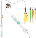 TBTeek Cat Toy, 2in1 Light and Retractable Pole by TBTeek