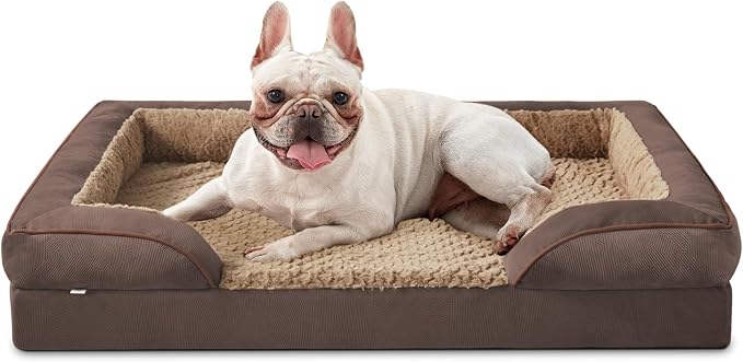 INVENHO Orthopedic Medium Dog Dogs, Egg-Crate Foam Dog Couch by INVENHO
