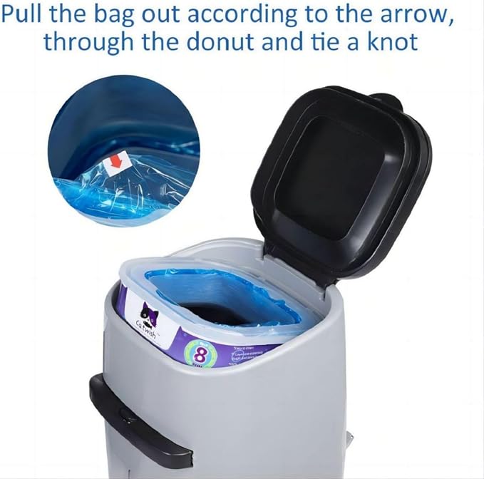 Cat Litter Refills Bags 8 Pack Enhanced Odor Control Litter Refills Compatible - Image 5