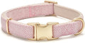 Soft Cotton Hemp Dog Collar by YUDOTE