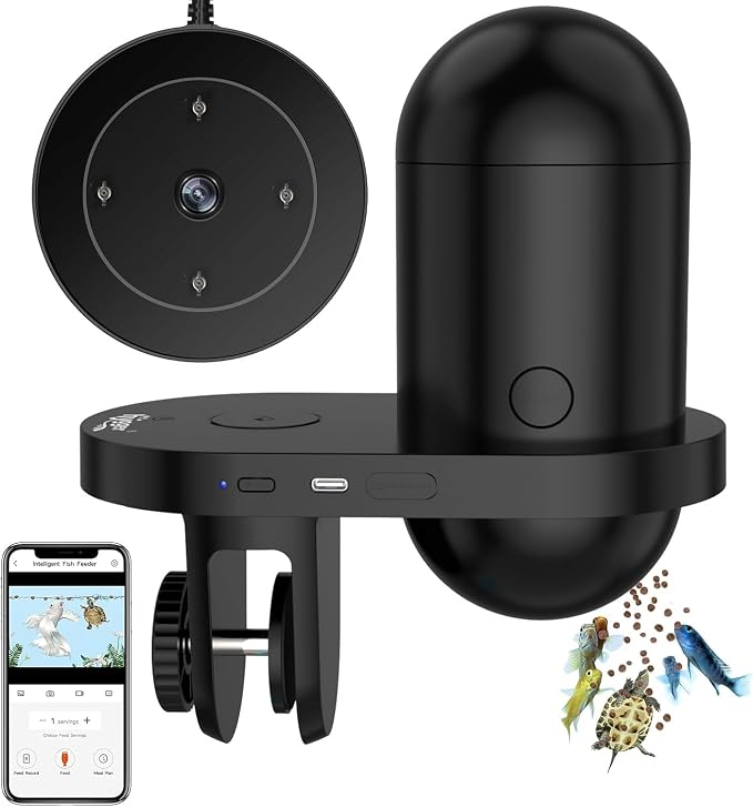 hygger WiFi Automatic Fish Feeder by hygger