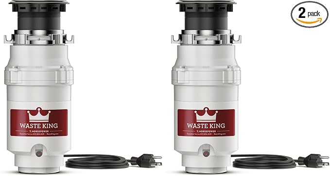 Waste King Garbage Disposal for Kitchen Sink by Waste+King+