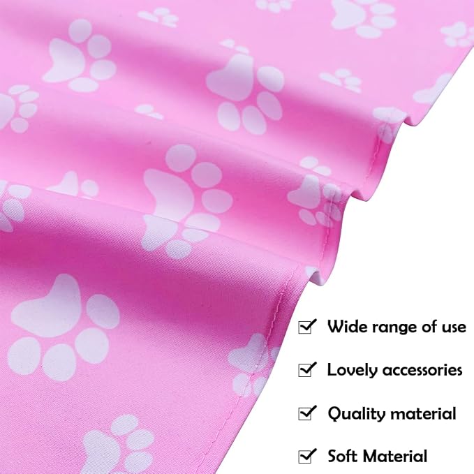 30 Pack Paw Print Bandanas Bulk - Image 4