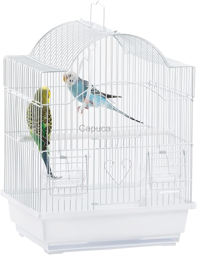 Small Bird Travel Cage-Lightweight Small Birds Starter Kit by Capuca