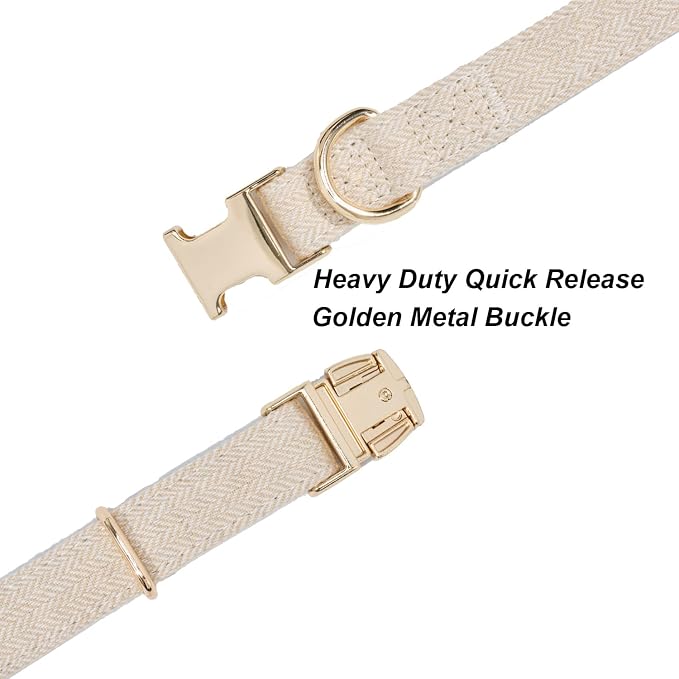 Soft Cotton Hemp Dog Collar - Image 7