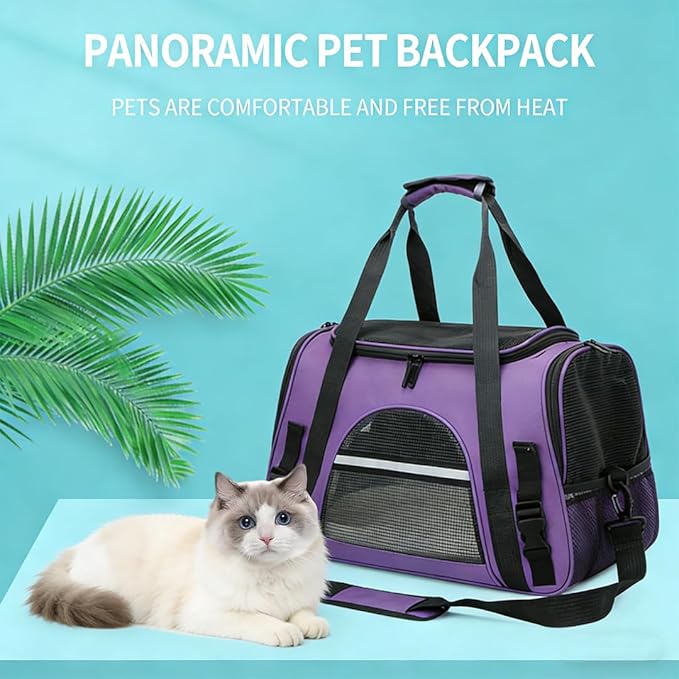 Cat Carriers, Dog Carriers, Pet Carriers – Airline-Approved Soft-Sided Bag - Image 5