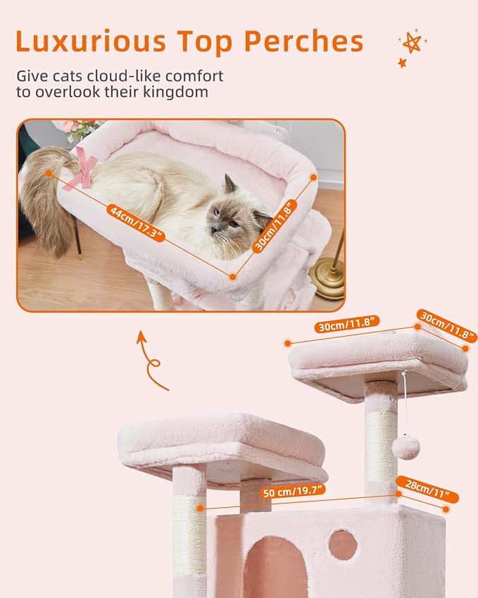 Taoqimiao Cat Tree 71-Inch, Cat Tower - Image 7