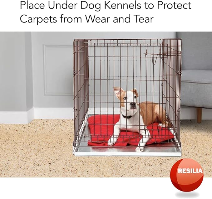 RESILIA Under Pet Cage Mat for Bird Cages, Reptile Aquariums, Dog Kennels - Image 2