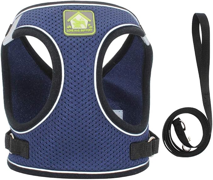 FEimaX Dog Harness and Leash Set, No Pull Breathable Soft Mesh Puppy Vest - Image 3