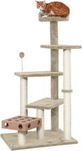 Furhaven 49.5" Tall Cat Tree for Indoor Cats, Ft. Sisal Scratching Posts by FurHaven