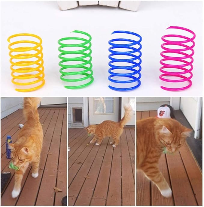 Andiker Interactive Cat Spiral Creative Spring Toy to Kill Time and Keep Fit - Image 4