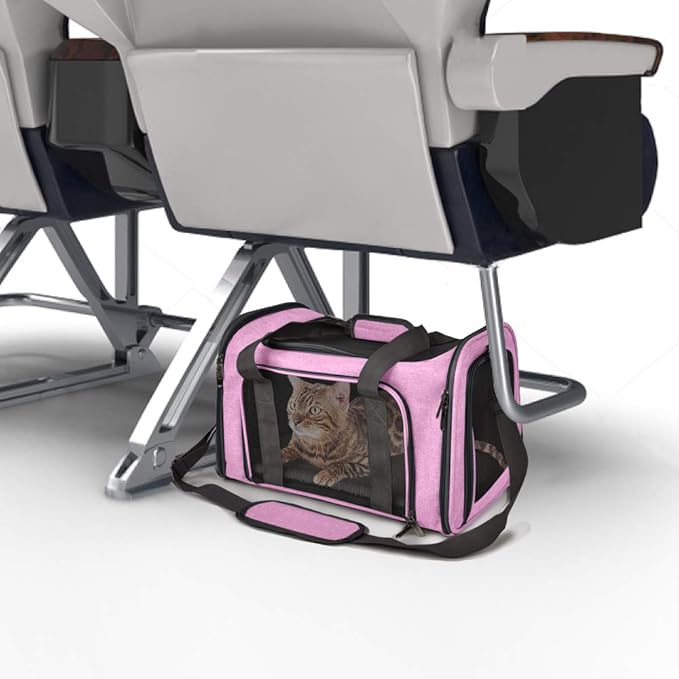 Henkelion Pet Carrier for Small Medium Cats Dogs Puppies up to 15 Lbs, TSA - Image 4