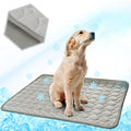 Washable Dog Cooling Mat Ice Silk Cooling Mat by Unknown