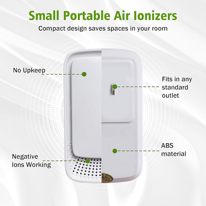 2026 New 6 Pack Plug In Air Ionizers-Negative Ion Air Purifier - Image 6