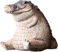 Mini Alligator Baby Statue Ornament, Cute Resin Crocodile Figurine, Tea Pet by BWWNBY