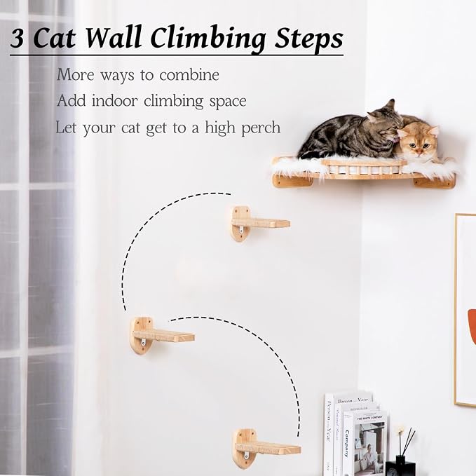 Cat Shelves - 3-Step Wall Climbing Set - Image 8