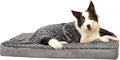 Orthopedic Memory Foam Bed for Large Dogs, Waterproof Cooling Pet Mats for Crate by ABETTERLIFEWITHPET