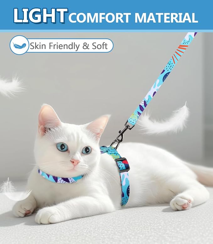 Halypet Cat Harness and Leash Set, Escape Proof Cat Harness, Safe Kitten Harness - Image 8