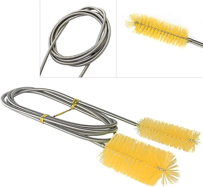Flexible Drain Brush, Nylon Cleaner Double Ended Elastic Hose Pipe 67-inch and - Image 6