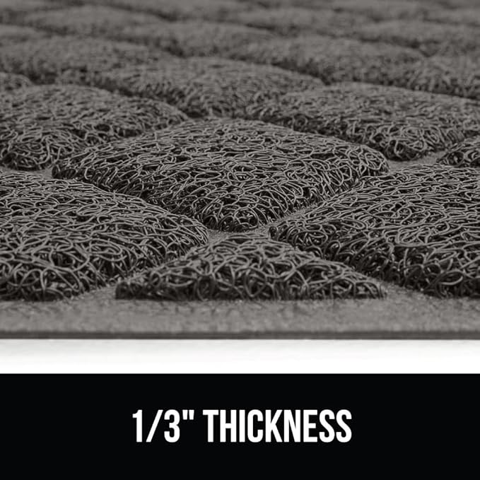 GORILLA GRIP Cat Litter Box Mat, Water Resistant, US Designed Kitty Litter - Image 9