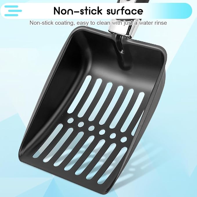 Stainless Steel Cat Litter Scoop, Metal Cat Litter Scoop, Kitty Metal Scooper - Image 5