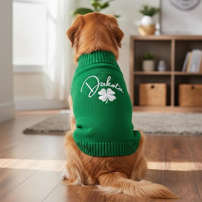 Personalized Dog Sweater, Custom Knit Sweater - Image 3