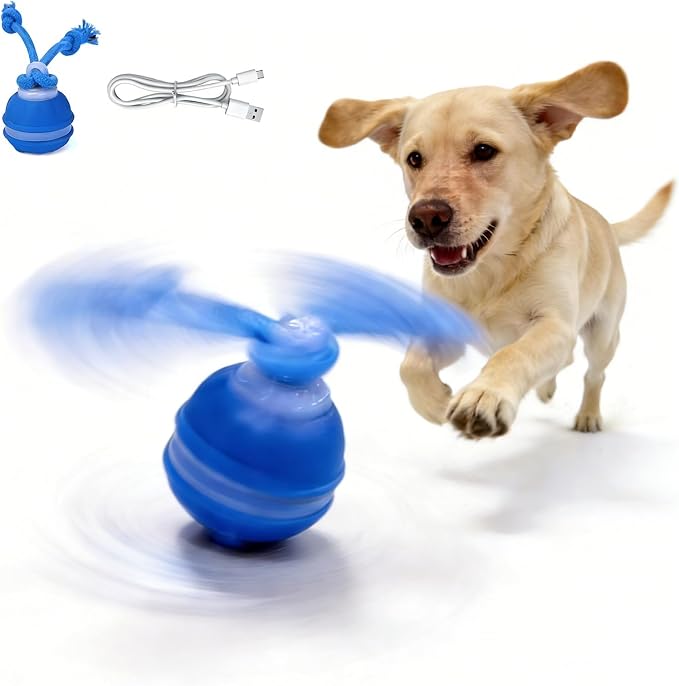 Interactive Dog Toys ，2026 upgraded motion-sensing pet toy ball, interactive by Unknown