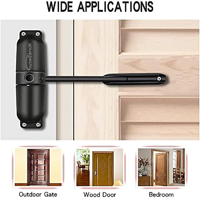 Safety Spring Door Closers, Adjustable Closing Hinge, Automatic Stopper Fire - Image 5