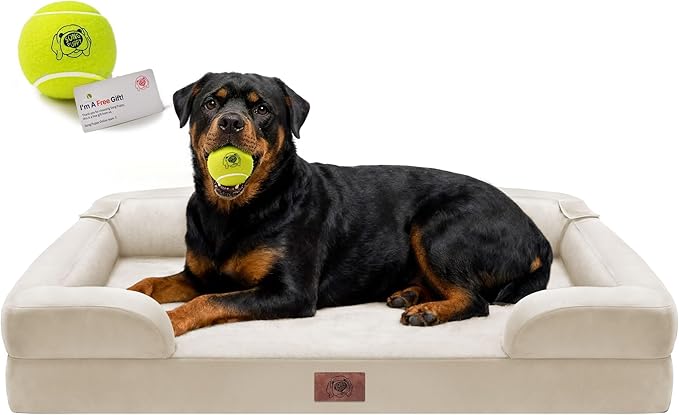 Orthopedic Dog Bed for Extra Large Dogs, XXL Waterproof Egg Crate Memory Foam - Image 8