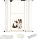 Lumizone Extra Tall Cat Gate 61.02" High Pressure Mounted Extra Wide by Lumizone
