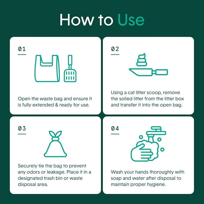 Boxie Sustainable Scoop & Tie Pet Waste Bags, Leak-Proof, Easy-to-Tie Handles - Image 6