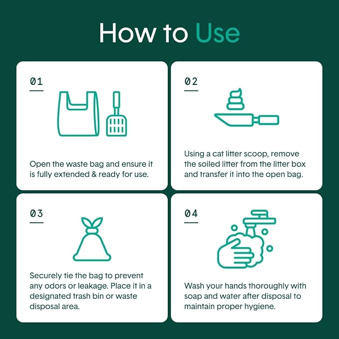 Boxie Sustainable Scoop & Tie Pet Waste Bags, Leak-Proof, Easy-to-Tie Handles - Image 5