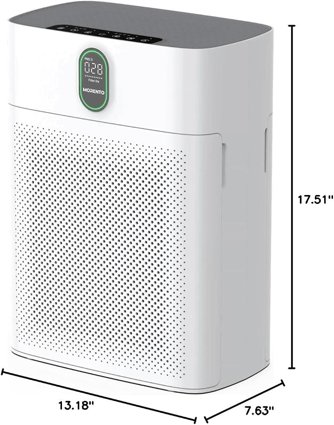 MORENTO Air Purifiers for Home Large Room up to 1076 Sq Ft - Image 8