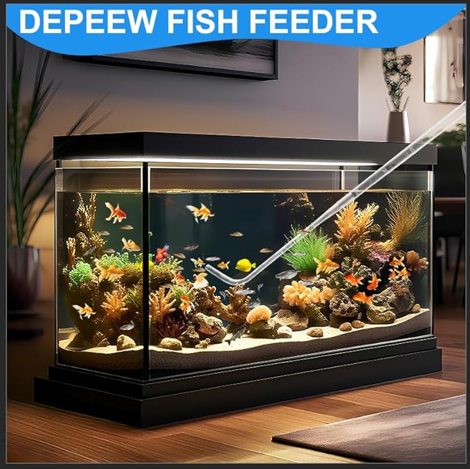 50ml Aquarium Coral Fish Feeder, 27.7IN Extra Long Turkey Baster - Image 7