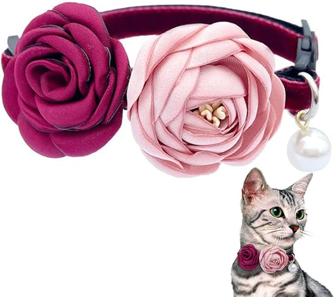 Fupo Cat Collar Breakaway with Flower by Fupo
