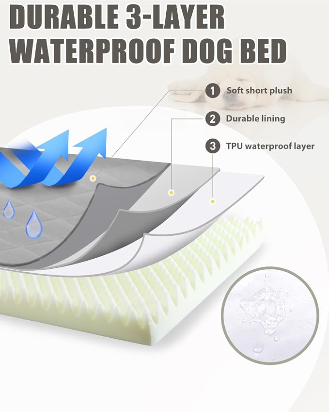 Orthopedic Dog Beds for Small Dogs Waterproof - Image 4