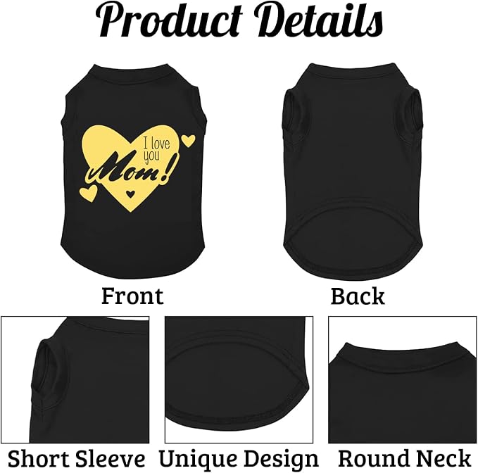 Custom Dog Shirt, Customized Summer Breathable Pullover Pet Outfit Personalized - Image 3