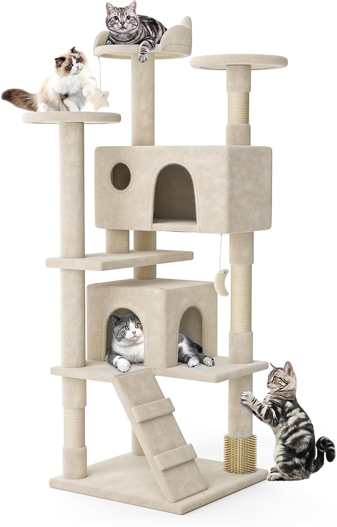 MoNiBloom 70 Inch Cat Tree Tower by Monibloom