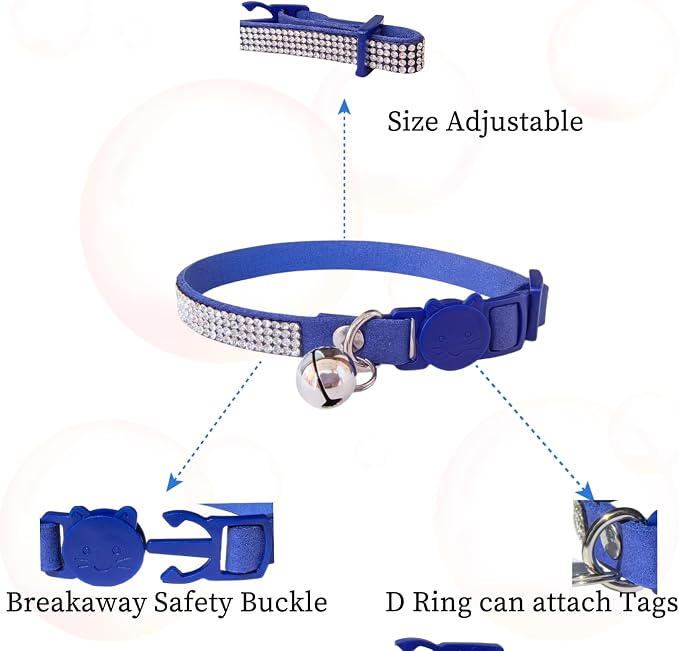 Rhinestone Cat Collar Breakaway Safety Buckle - Image 3