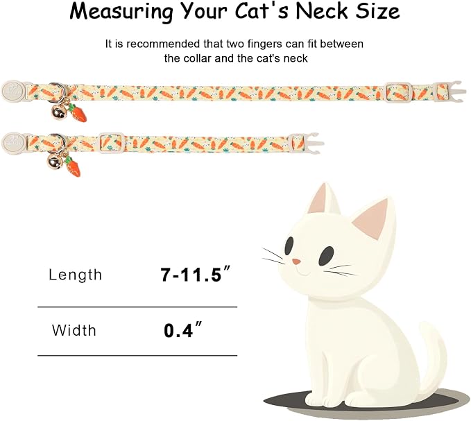2 Pack Easter Cat Collars - Image 6