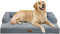 Orthopedic Dog Beds for Large Sized Dogs, Waterproof Egg Crate Foam Large Dog by CasaPaw