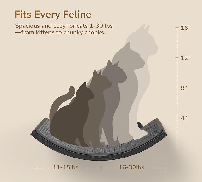 Cat Wall Shelves for Large Cats Set, Wall Mounted Climbing Shelves for Sleeping - Image 6