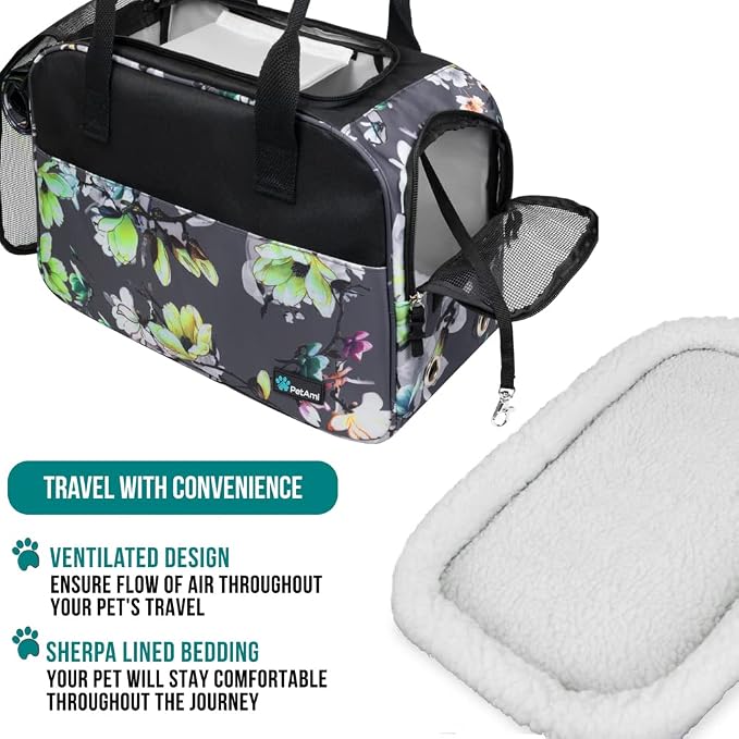 PetAmi Dog Purse Carrier for Small Dogs, Airline Approved Soft Sided Pet Carrier - Image 4