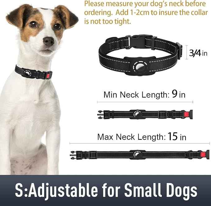 Airtag Dog Collar with AirTag Holder