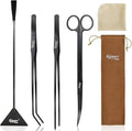 hygger Long Stainless Steel Premium Aquarium Tools, by hygger