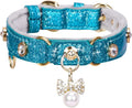 PetsHome Cat Collar, Dog Collar, PU Leather Adjustable Pet Collar by PetsHome
