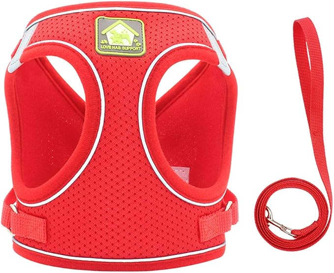 FEimaX Dog Harness and Leash Set, No Pull Breathable Soft Mesh Puppy Vest - Image 3